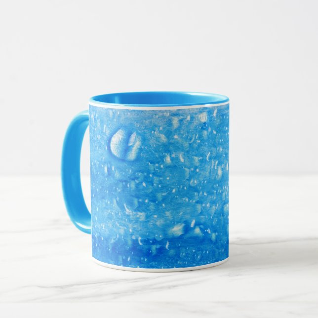 Caneca Água Azul Cai Mug (Frente Esquerda)