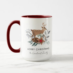 Caneca Água-forte Botânica de Natal Família Férias