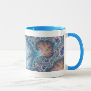Caneca Água-vivas - Fractal Mug