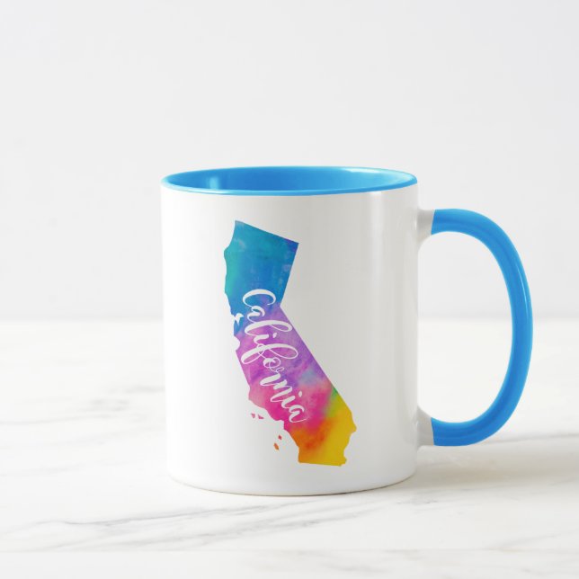 Caneca Aguarela Califórnia (Direita)