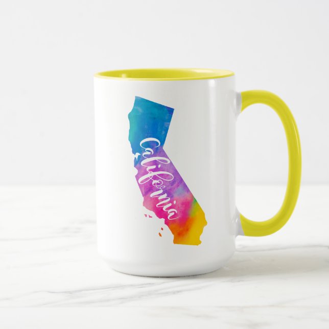 Caneca Aguarela Califórnia (Direita)