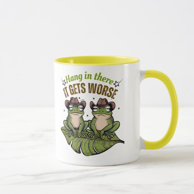 Caneca Aguente-se, piora - Sapo Mug (Direita)