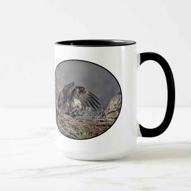 Caneca Águia caida com o bebê (Direita)