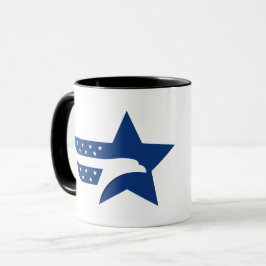 Caneca Águia Estrela Patriótica Americana
