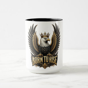 Caneca Águia Nasceu para Subir – Arte de Ave Majestosa