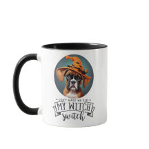 AI gerada| Boxer| Bruxa de Halloween