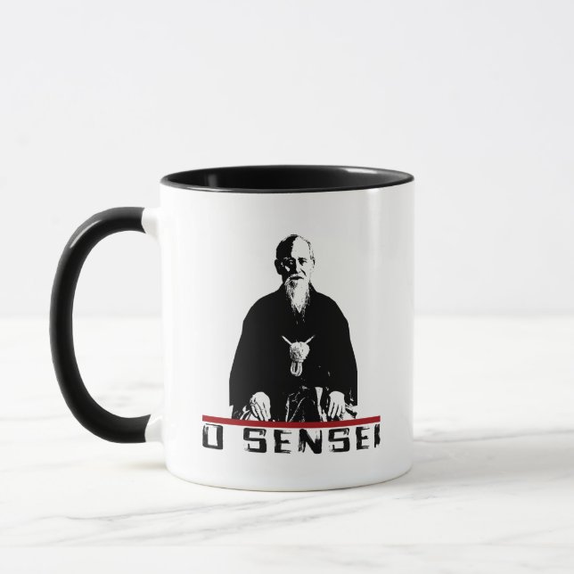 Caneca Aikido Morihei Ueshiba O'Sensei (Esquerda)