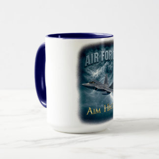 Caneca "Aim High" da Força Aérea