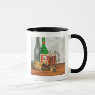 Caneca "Ainda com a cerveja" por Jennifer Goldberger