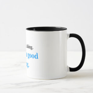 Caneca Ainda respirando (edição azul)