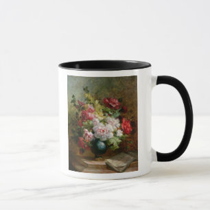 Caneca Ainda vida com flores e partitura