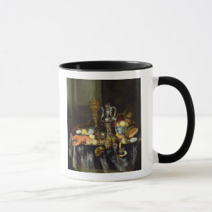 Caneca Ainda vida com fruta e marisco