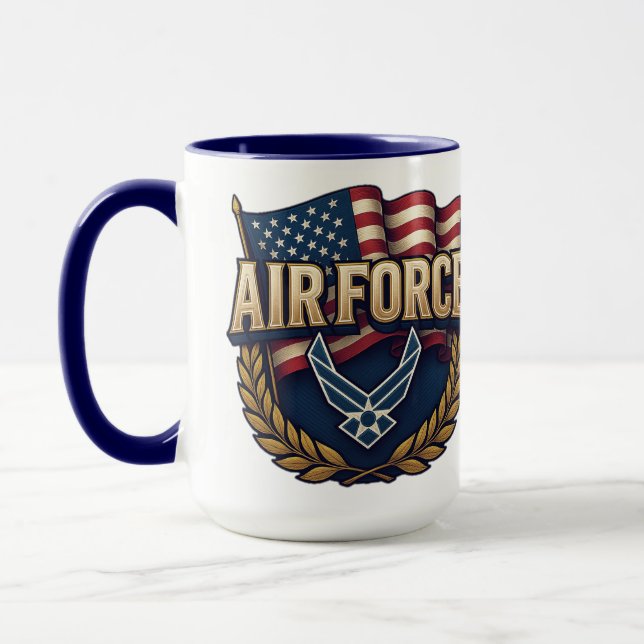 Caneca Air Force (USAF) (Esquerda)