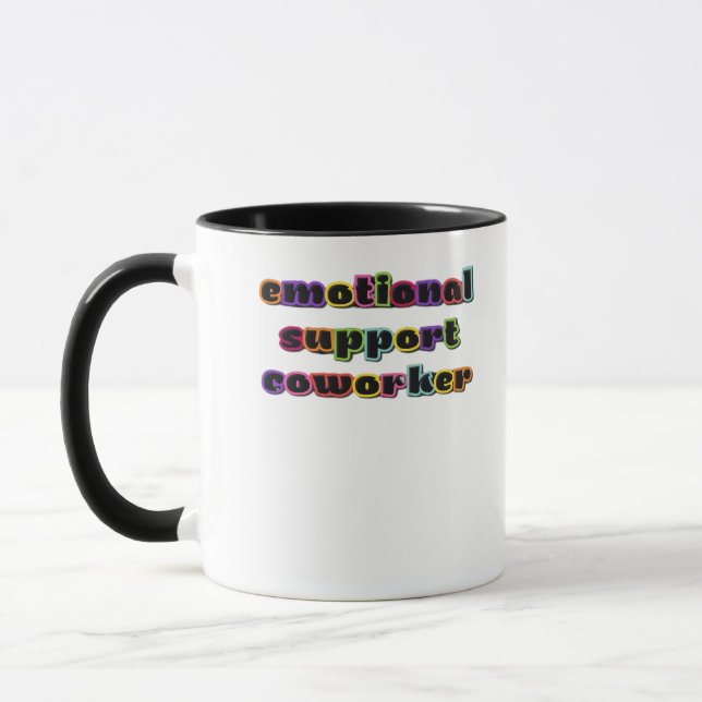Caneca Ajuda Emocional Coworker Work Office Classic (Esquerda)