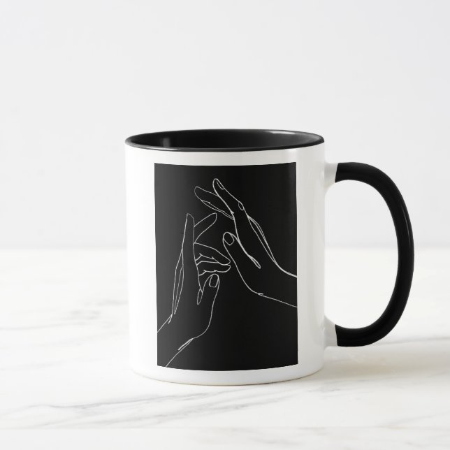 Caneca Ajudando Mãos (Direita)