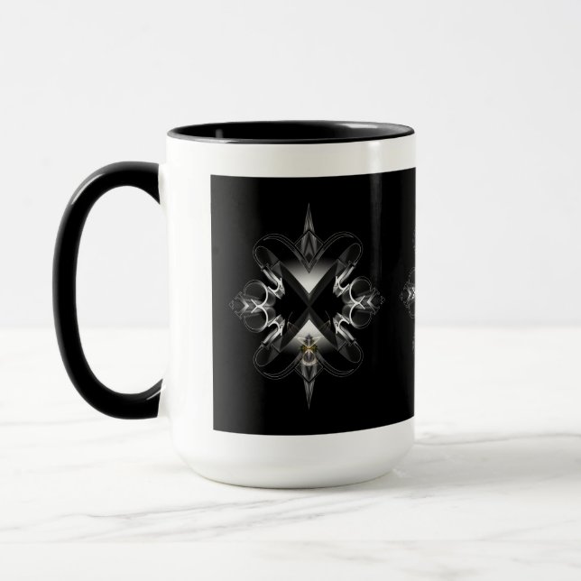Caneca Akcenled Emblem On Black by Xzendor7 (Esquerda)