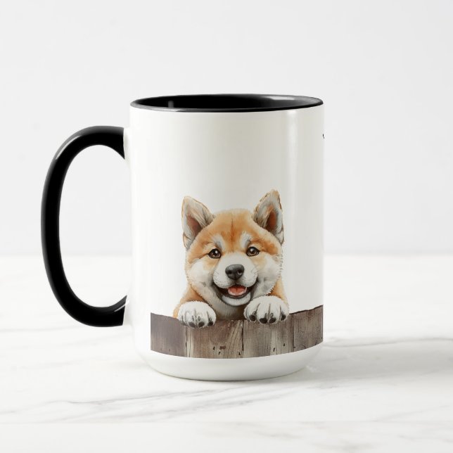 Caneca Akita Inu Dog Mug (Esquerda)
