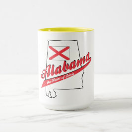 Caneca Alabama Coração de Dixie