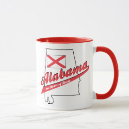 Caneca Alabama Heart of Dixie