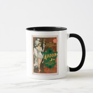 Caneca Aladdin Jr. Conto de um Maravilhoso Teatro Lâmpada