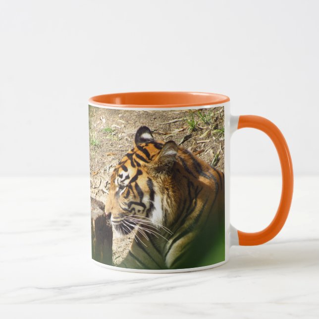 Caneca alaranjada do tigre (Direita)