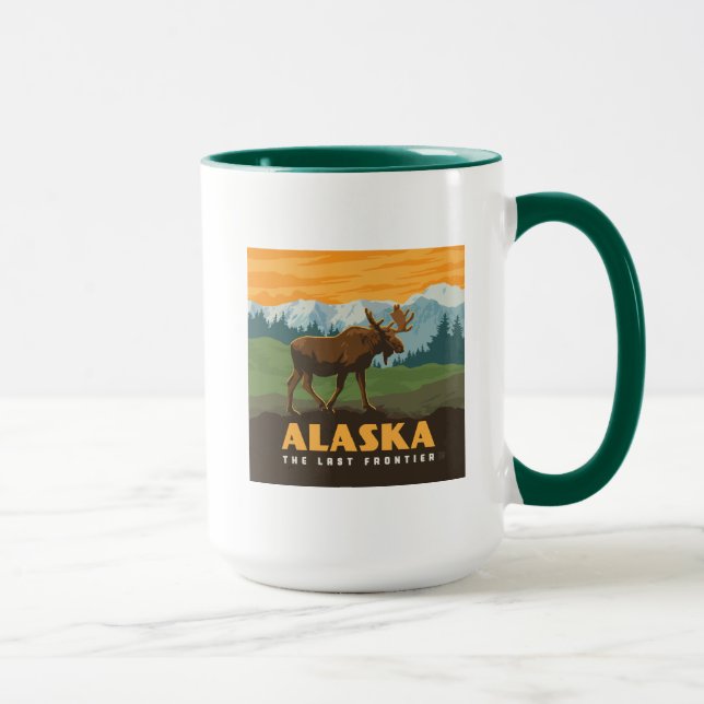 Caneca Alasca | Moose Fronteira (Direita)