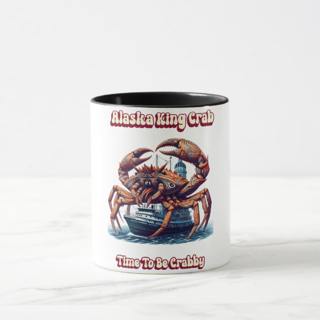 Caneca Alaska King Crab Time To Crabby (Centro)