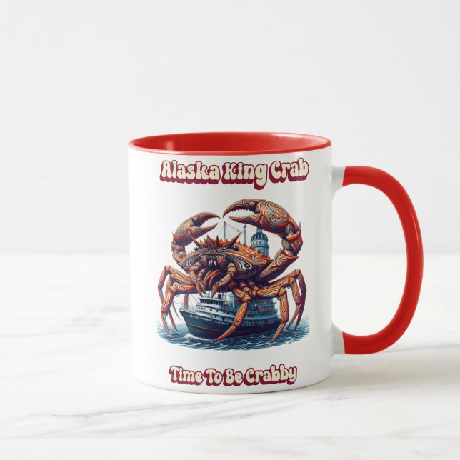 Caneca Alaska King Crab Time To Crabby (Direita)