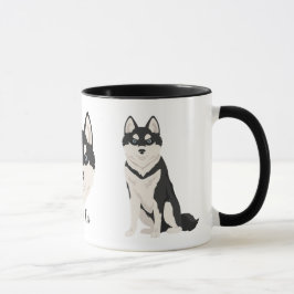 Caneca Alaskan Klee Kai