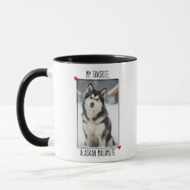 Caneca Alaskan Malamute Personalized Photo Dog Lover
