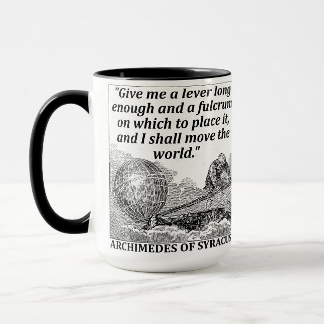 Caneca Alavanca de Archimedes (Esquerda)