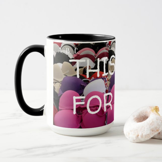 Caneca ! albufeira do sutiã 5oz isto copos para você (Com Donut)