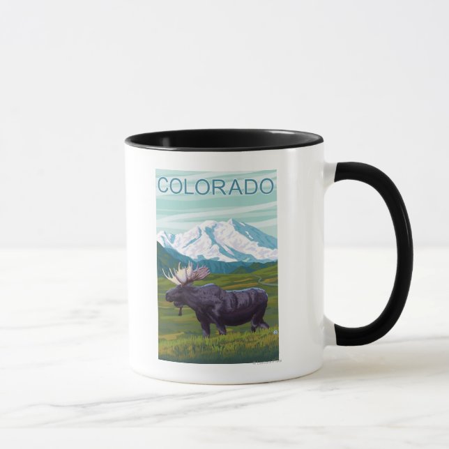 Caneca Alce com MountainColorado (Direita)