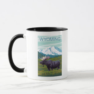 Caneca Alces com MountainWyoming