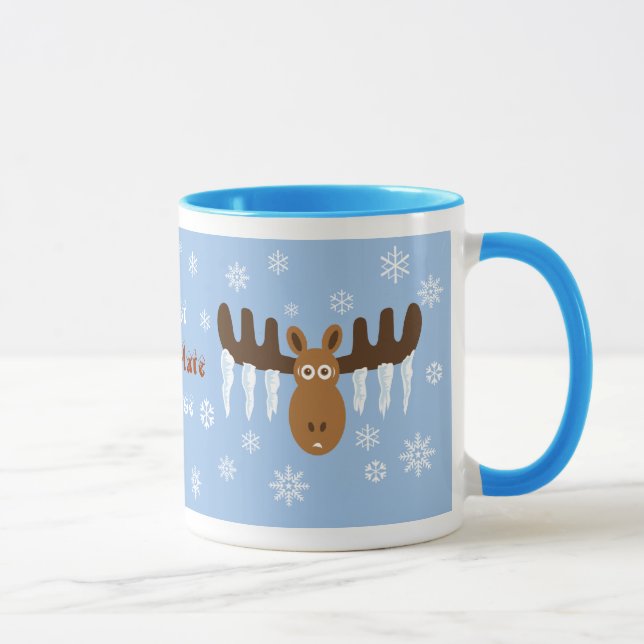 Caneca Alces do chocolate de Head_Icicle Antlers_Hot dos (Direita)