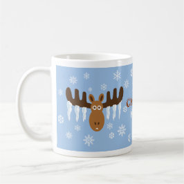 Caneca Alces do chocolate de Head_Icicle Antlers_Hot dos