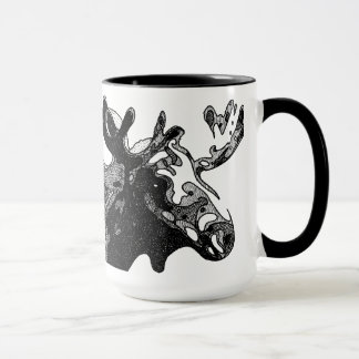 Caneca Alces hachurados