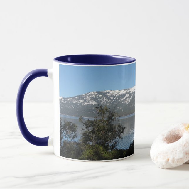 Caneca Aldeia Incline, lago de North Shore Tahoe (Com Donut)