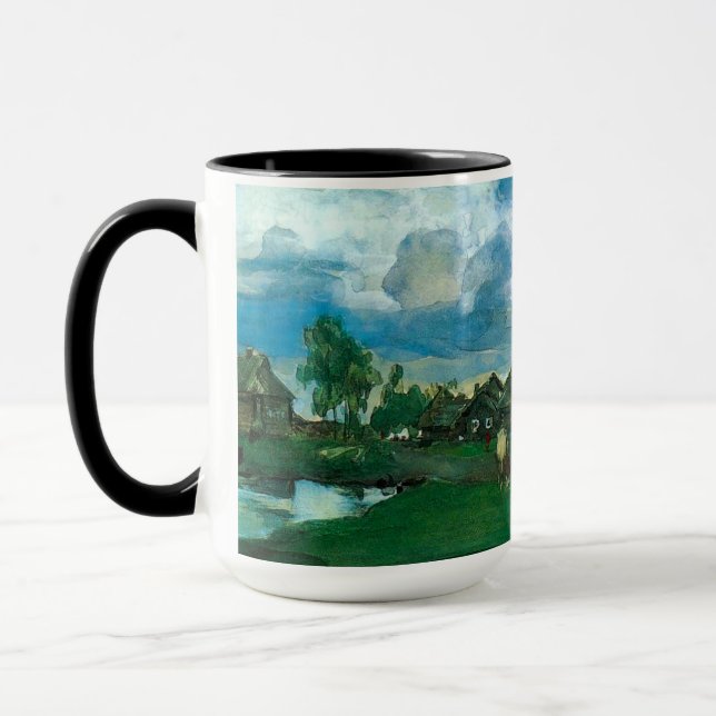 Caneca Aldeia Russa Valentin Serov (Esquerda)