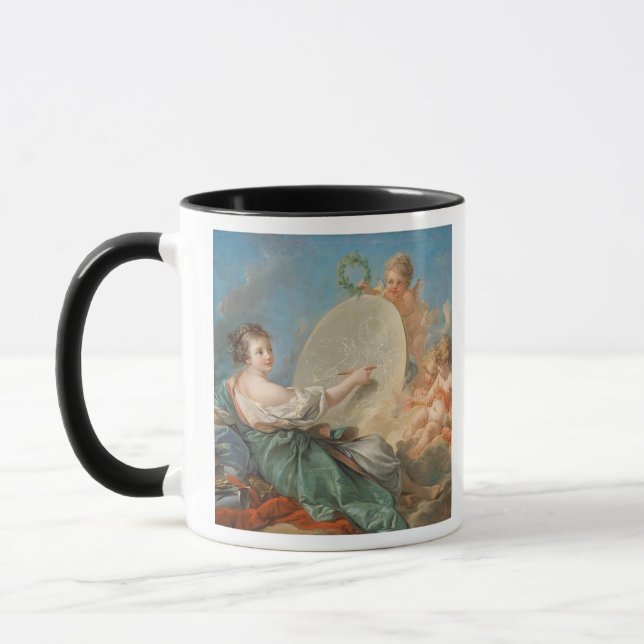 Caneca Alegoria da pintura, 1765 (óleo em canvas) (Esquerda)