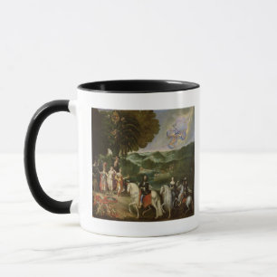Caneca Alegoria do casamento de Louis XIV em 1631