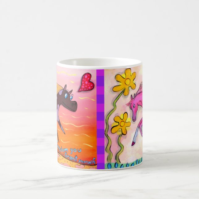 Caneca alegre #4 dos cavalos (Centro)