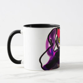 Caneca Alegria de abóbora de gato preto