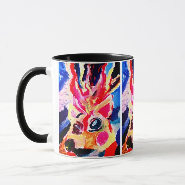 Caneca Alegria de inverno dos cervos (Esquerda)