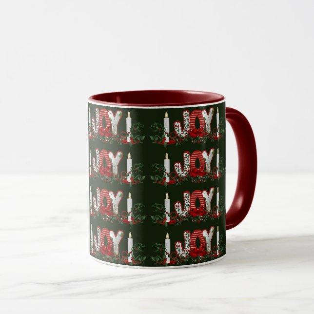 Caneca Alegria de Natal (Frente Esquerda)