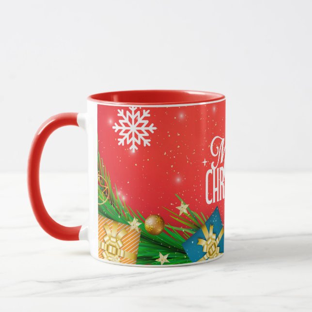 Caneca Alegria Festiva & Presentes (Esquerda)