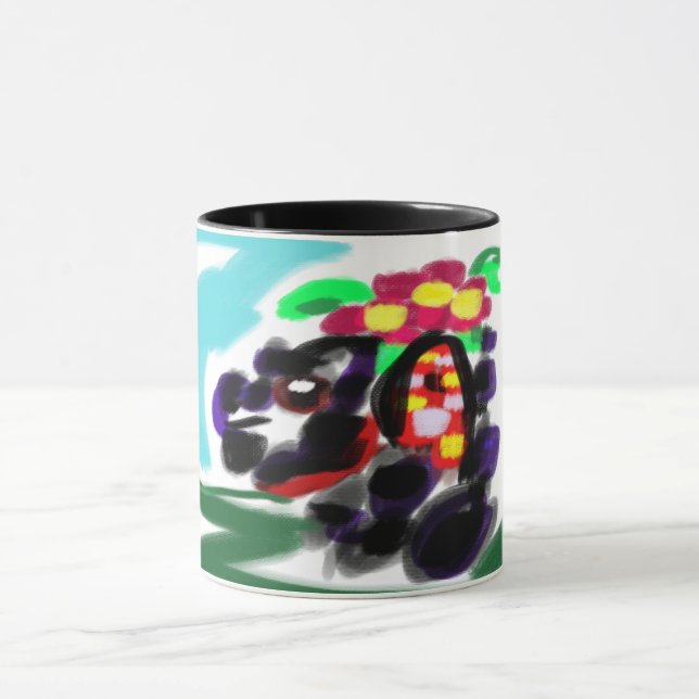 Caneca Alegria husky  (Centro)