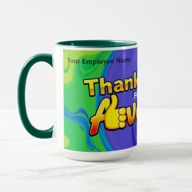 Caneca Além de um Funcionário, Você é uma Lenda  (Esquerda)