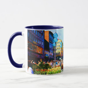 Caneca Alemanha Antiga Portão da Cidade de Munique Karist