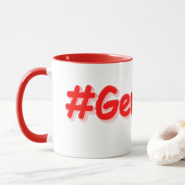 Caneca "#Alemanha" Design. Comprar Agora (Com Donut)